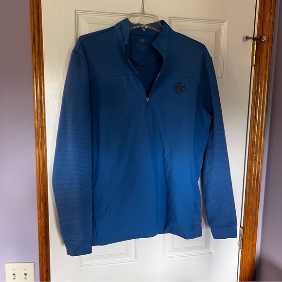 adidas Other - Adidas COLD.RDY Quarter 1/4 Zip Pullover Men's Large Light Blue Golf EUC Active